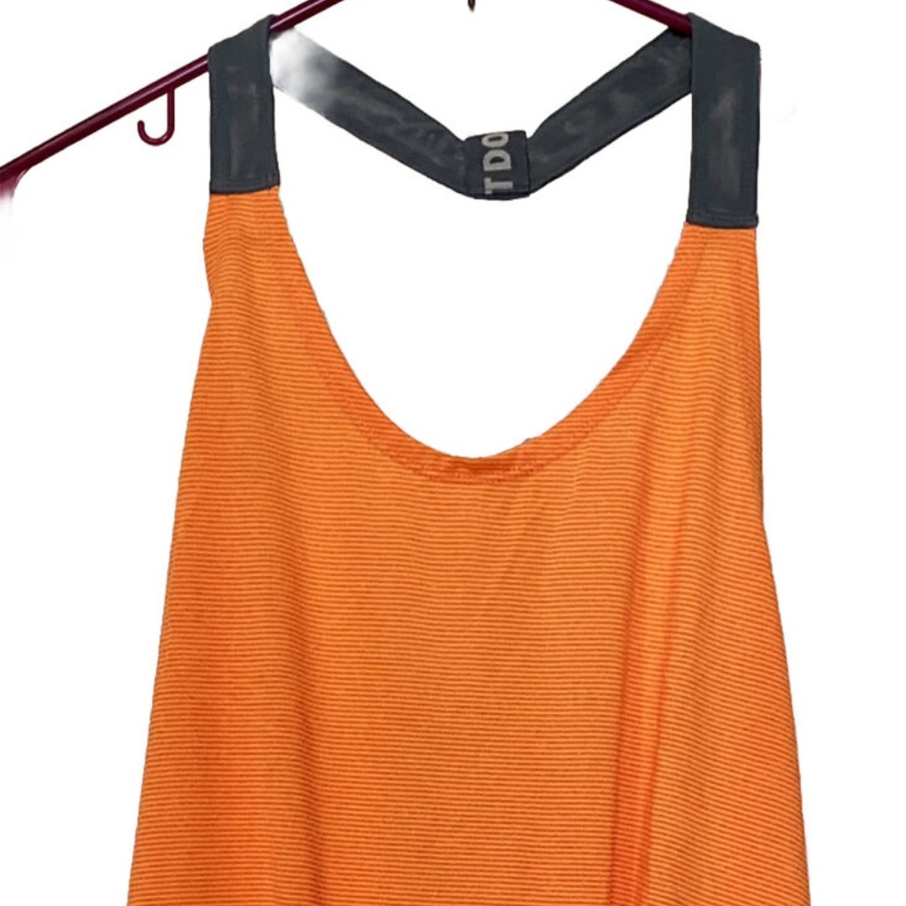 Nike Dri-Fit Training Tank Top - Orange, Gray - M